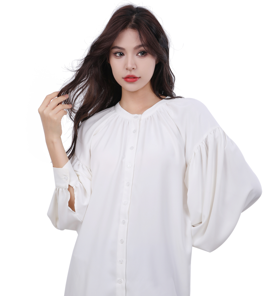 ギャザーシャツ