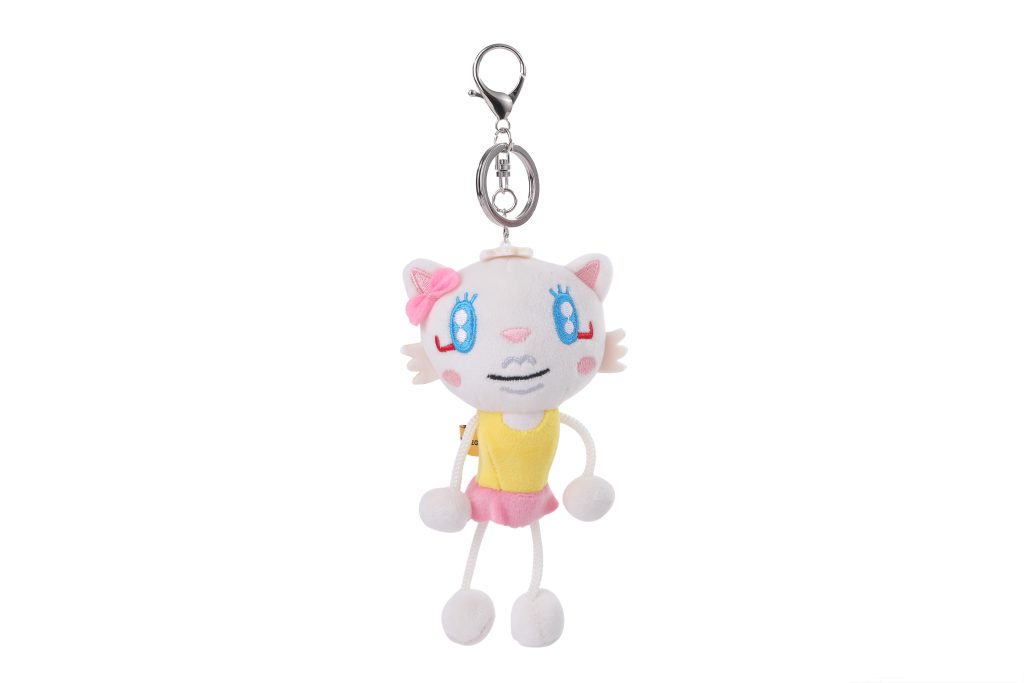 ぬいぐるみキーホルダー（ホワイト）