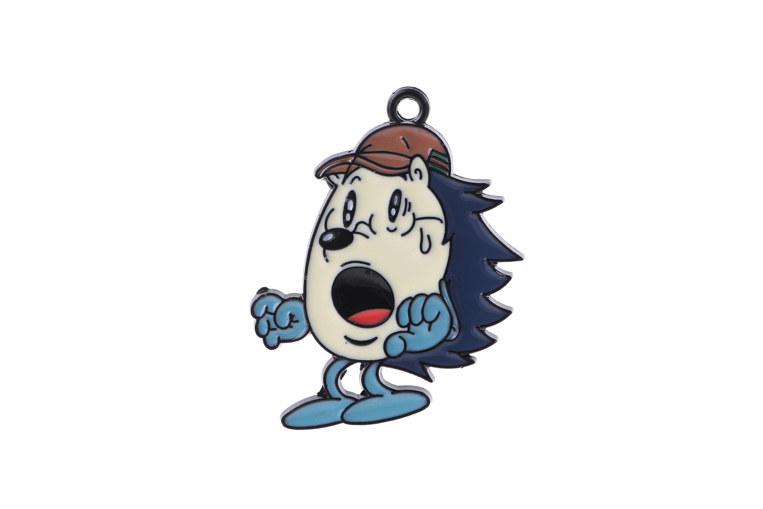 エナメルピンバッジ（ハリネズミ）